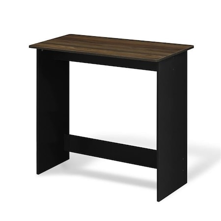Furinno Furinno 14035CWN Simplistic Study Table - Columbia Walnut & Black 14035CWN
